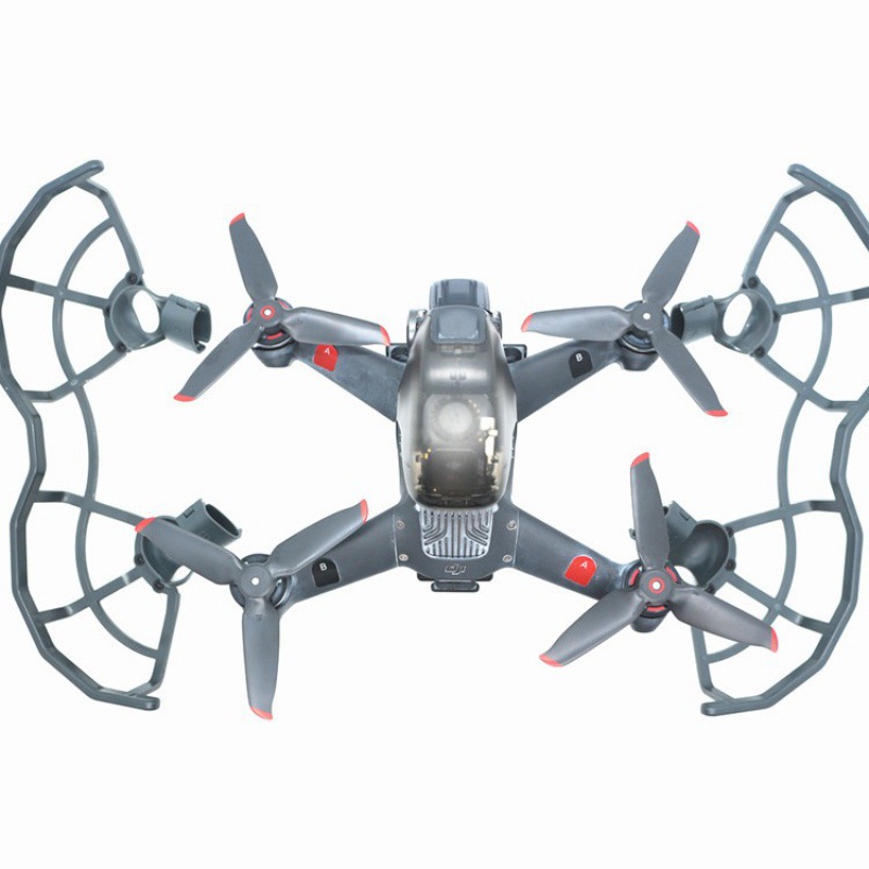 爱纳适用于大疆DJI FPV穿越机保护罩 桨叶防撞圈机臂强化无人机配