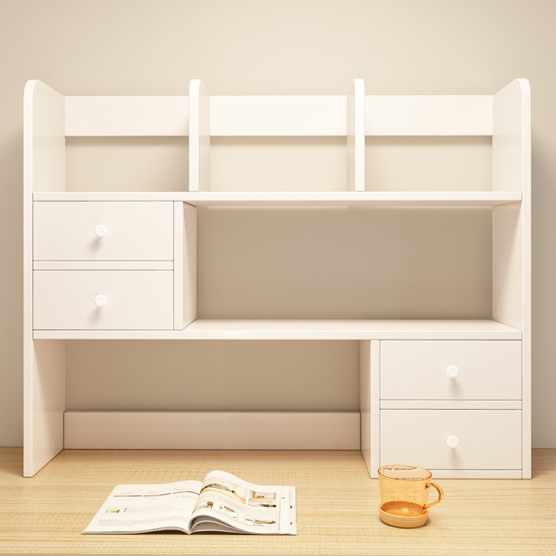 Bookshelf Desktop Storage Rack Living Room Simple Desk Storage Multi-Layer Shelf Office Bedroom Table Small Bookcase