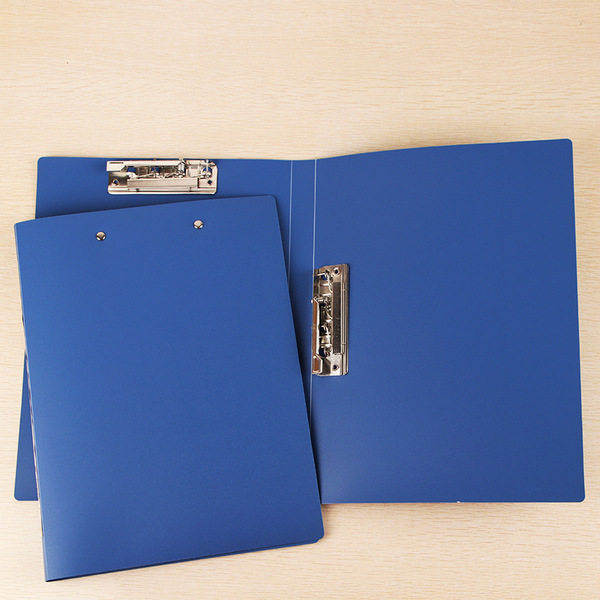 plastic blue folder