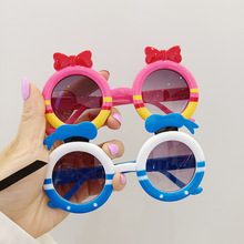 可爱儿童太阳镜墨镜时尚潮男童女童防紫外线墨镜宝宝塑料玩具眼镜