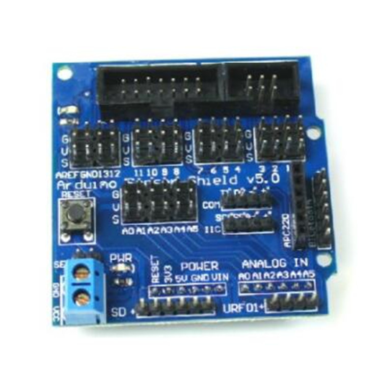 v5扩展板 sensor shield v5.0 电子积木 蓝色版  XTW