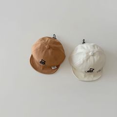 秋南 韓國嬰兒帽子春秋2024新款卡通小熊防曬遮陽寶寶鴨舌帽批發