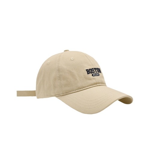 New Korean Dongdaemun Deep Soft Brim Baseball Cap for Women to Make Face Look Smaller, Duckbill Hat for Men, Wine Red and Khaki Color Hat, Cross-border
