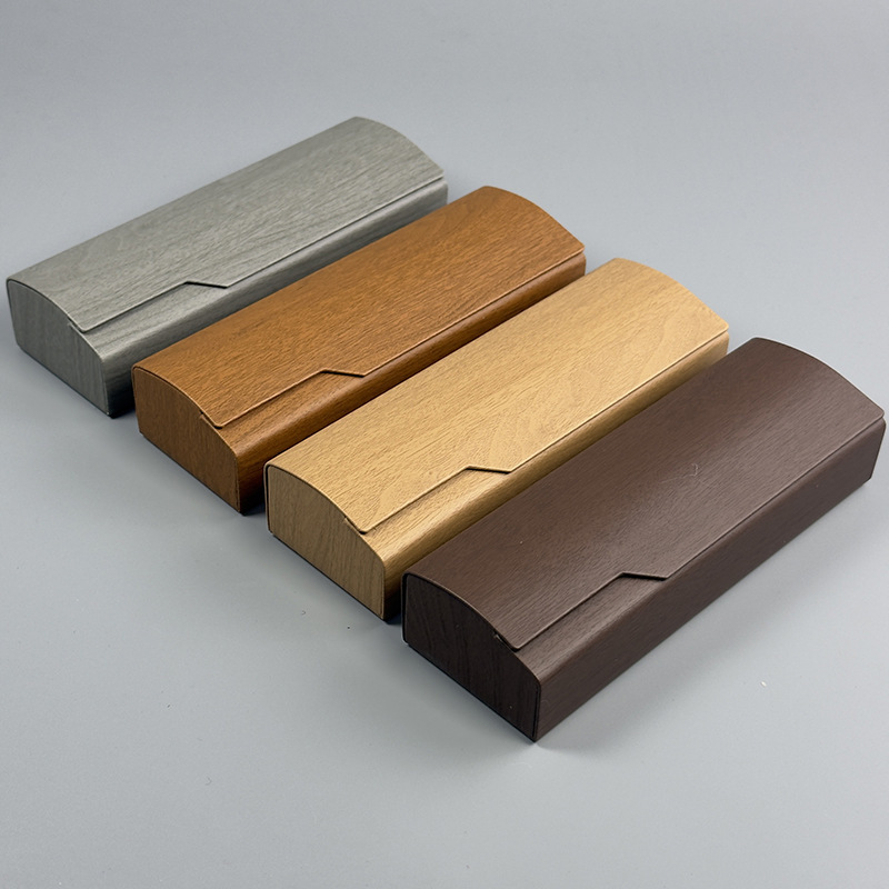 Niche Simple Artistic Style Portable Storage Glasses Case Light Luxury Retro High-end Temperament Wood Grain Handmade Mirror Box Niche Simple Artistic Style Portable Storage Glasses Case Light Luxury Retro High-end Temperament Wood Grain Handmade Mirror Box