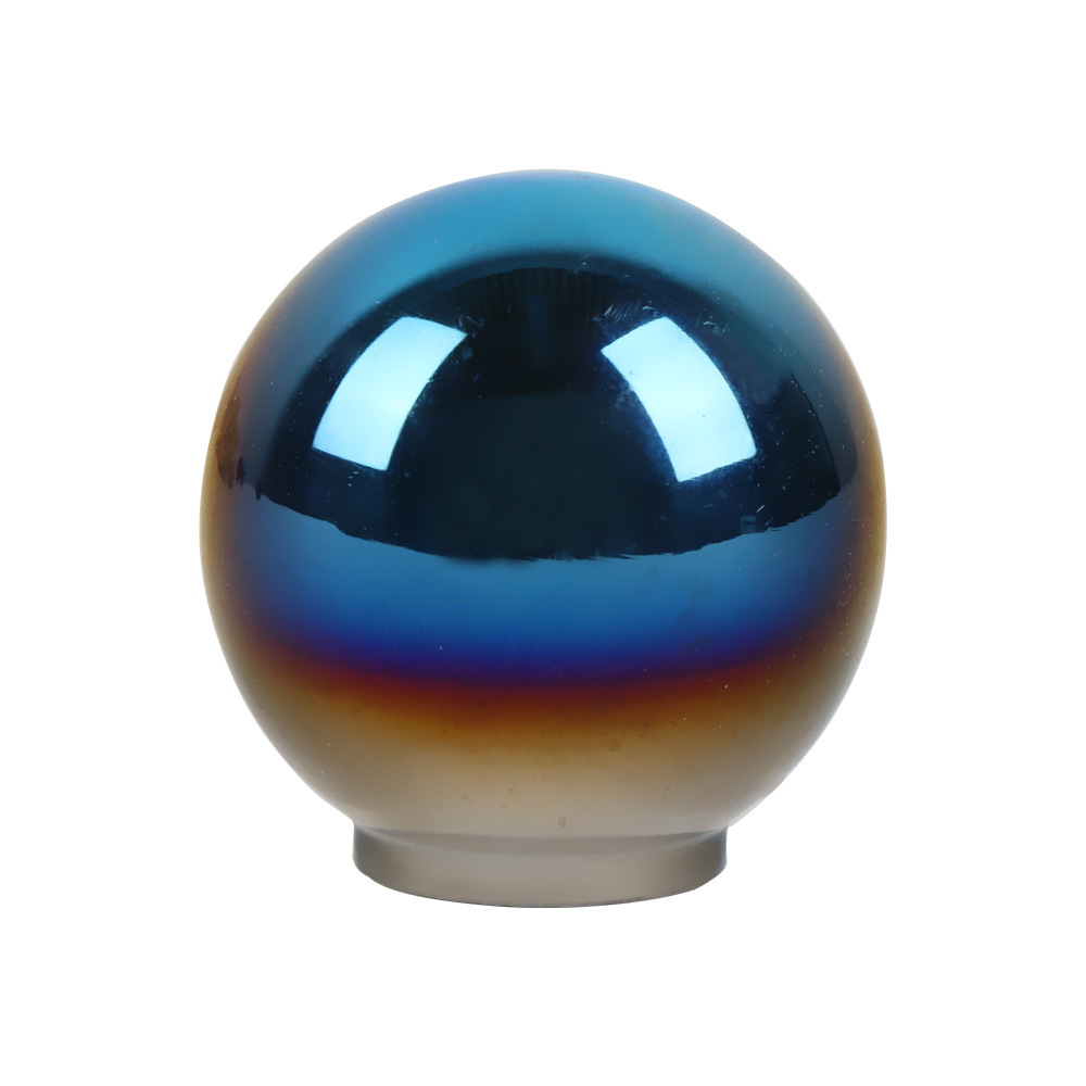 Cross-Border Hot-Selling Stainless Steel Large and Small Grilled Blue Colorful Wiper Balls Car Modified Wiper Balls Universal Auto Parts Decoration