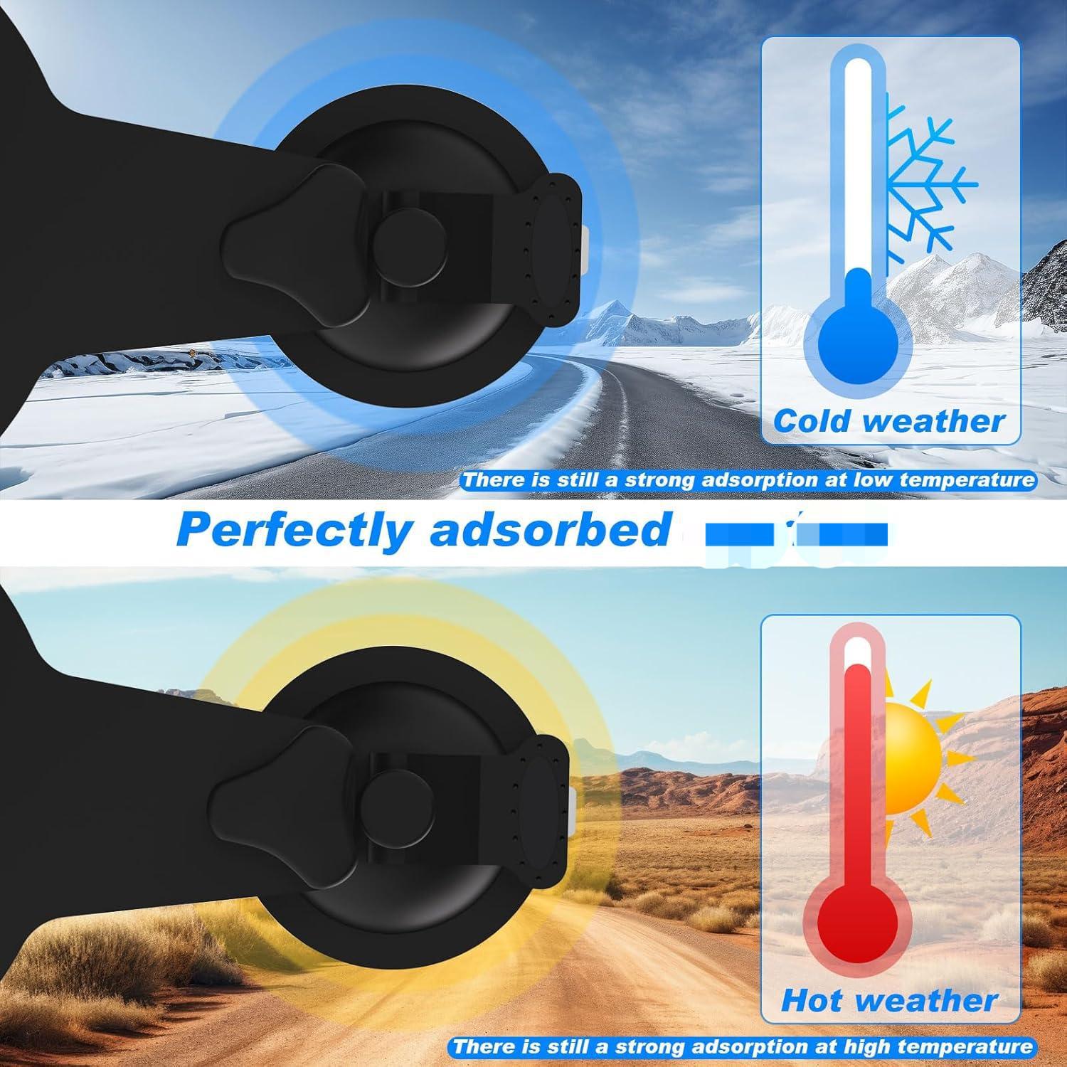 Cross-Border Hot-Selling Car Roof Suction Cup/Magnet Mount Mini Receiver Holder Outdoor Stand