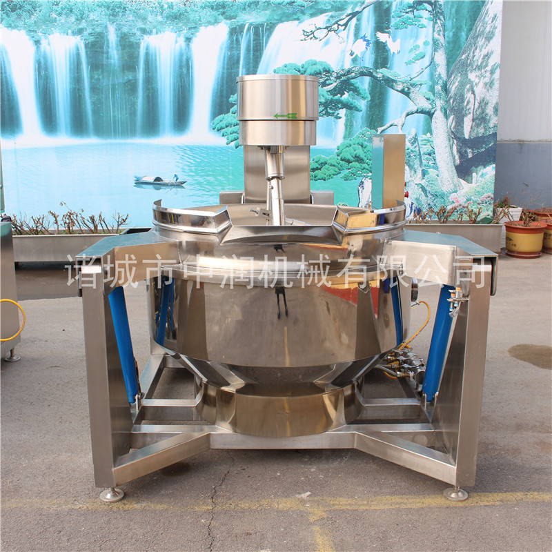 燃气加热火锅炒料机 升温快猛火底料炒锅 新款 燃气火锅底料炒锅