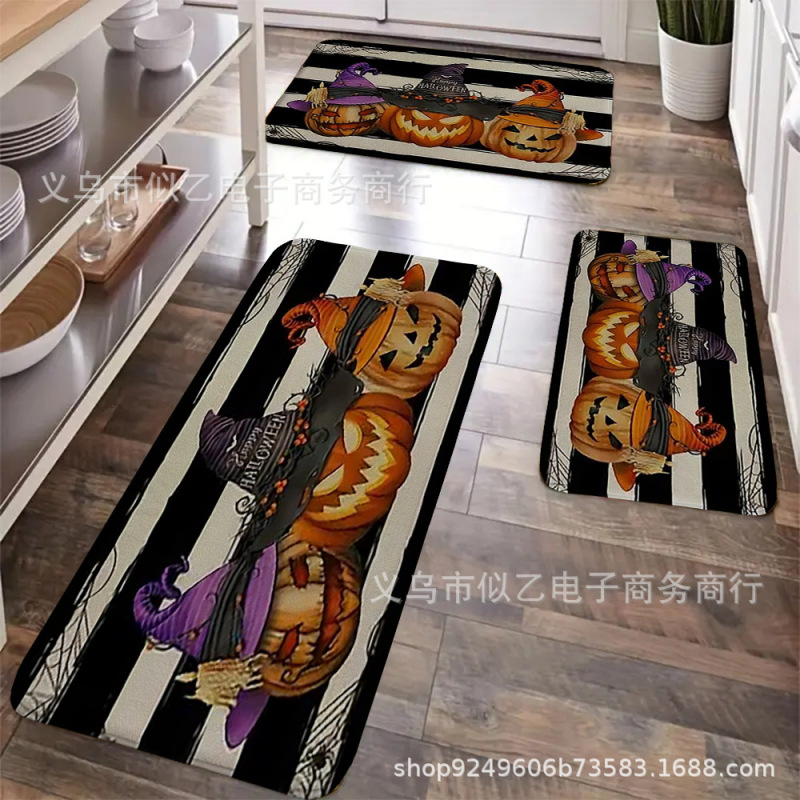 新しいクロスボーダー直接供給ハロウィン厚みのある1cmフランネルフロアマット卸売ホーム雰囲気アレンジメントはJITで発送できます|undefined