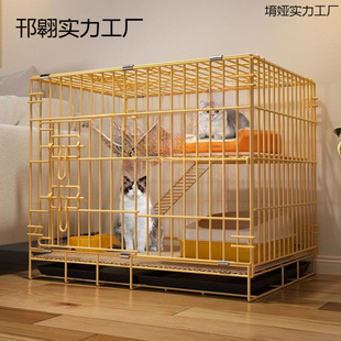 猫笼子家用双层猫笼猫别墅室内多层猫笼子带厕所加密便携小型猫笼-阿里巴巴