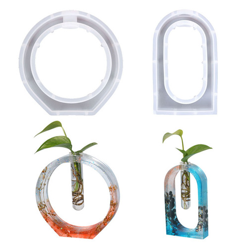 Proud diy hydroponic vase test tube silicone mold epoxy resin crystal glue mold cross-border exclusive supply