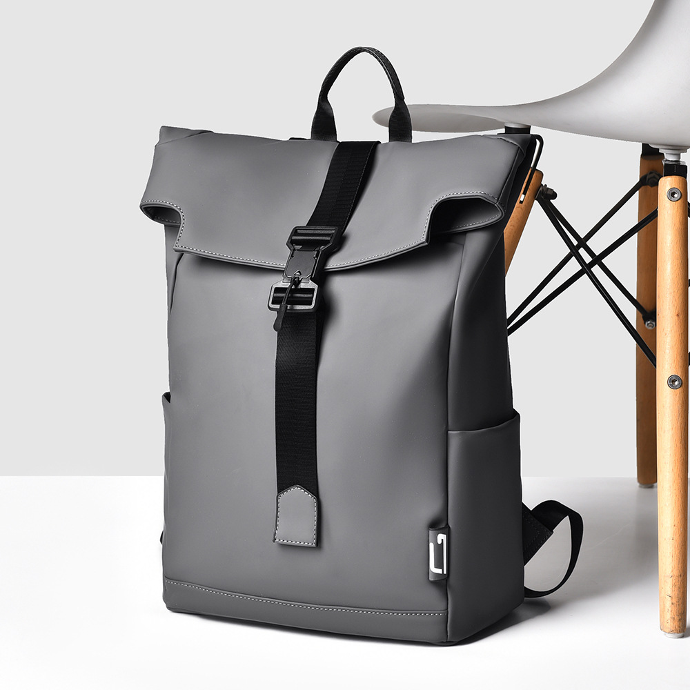 Men's Large Capacity Backpack For Commuting, Laptop Business Casual College Student Backpack, Waterproof Travel Bag For Men_voghion.com
