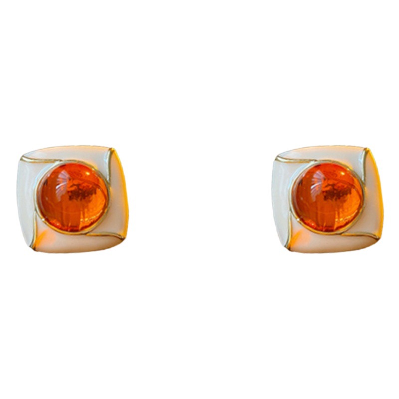 Oro genuino galvanizado plata aguja gota pendientes vintage pendientes mediados de-antiguo vintage luz de lujo pendientes de alta calidad al por mayor para las mujeres