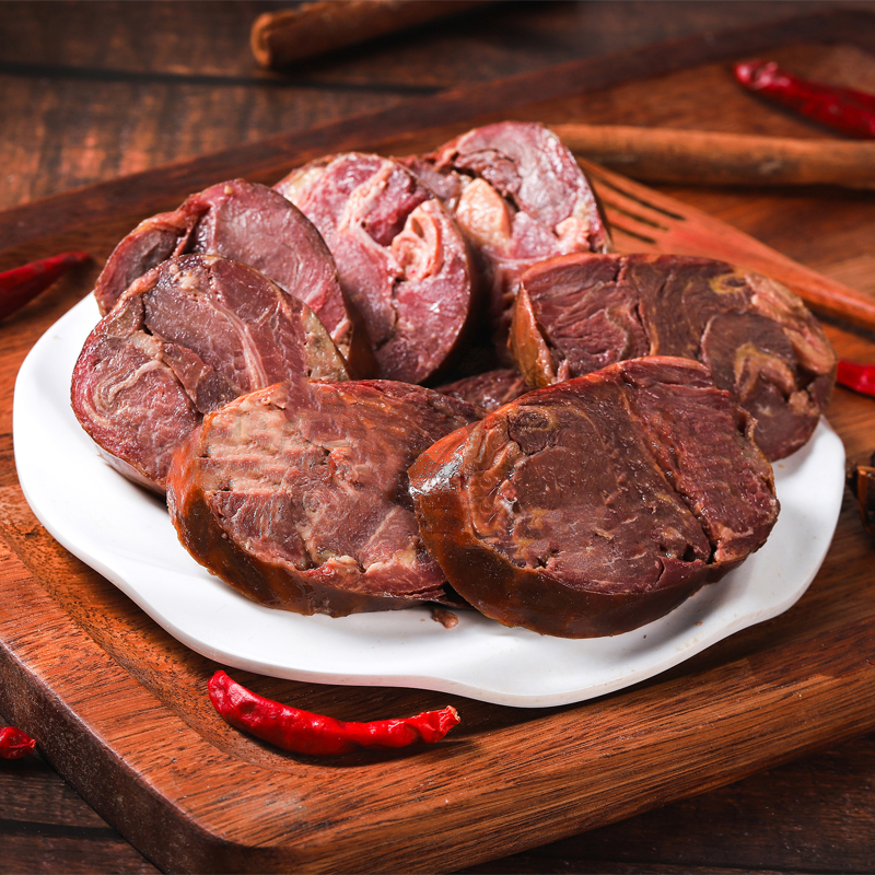 真空熏马肉马肠子熟食营养新疆伊犁哈萨克美食特产果木