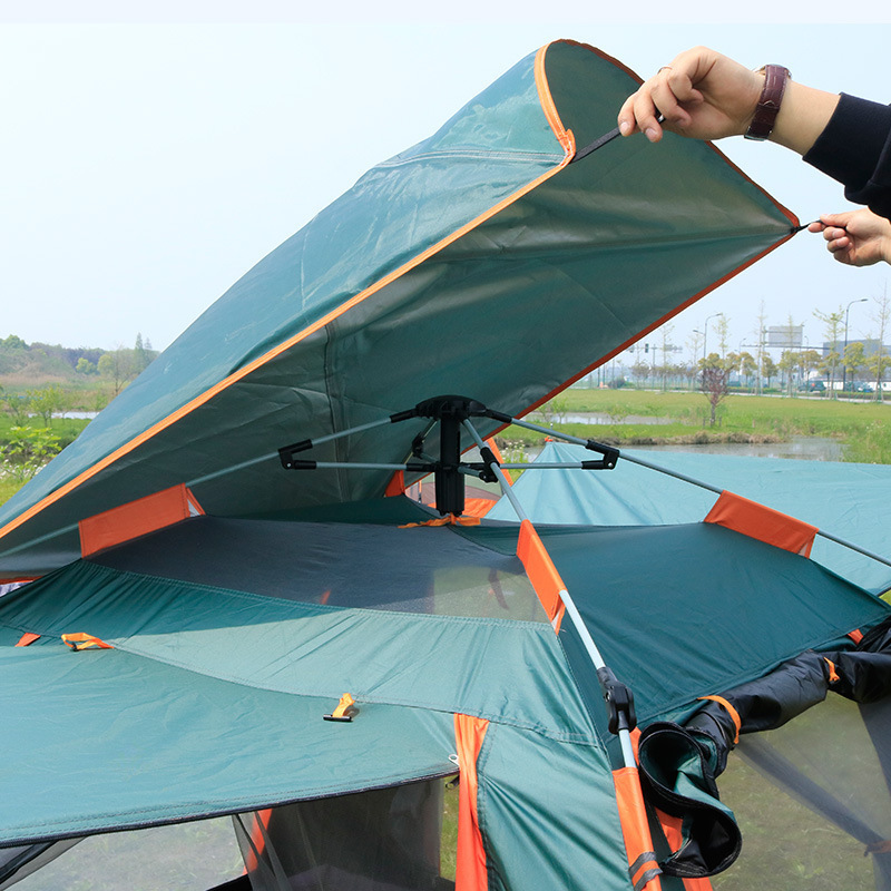 帐篷 户外 全自动3-4人沙滩速开折叠野营双人防雨露营帐 工厂批发|undefined