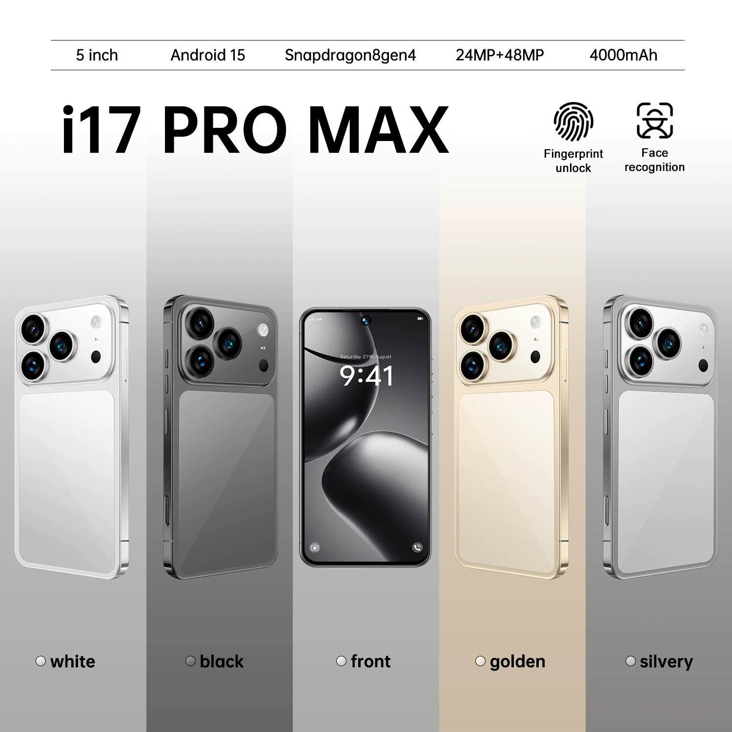 Маленький мобильный телефон, intel core i17, 17promax, 5.0 дюйма