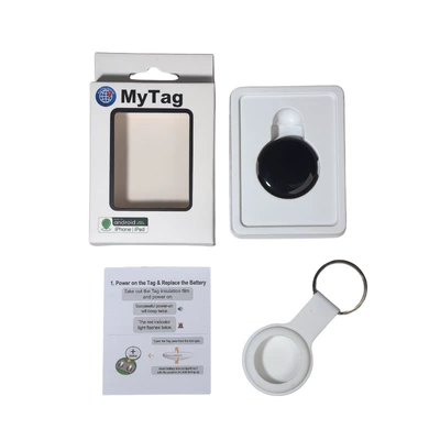 Dual System Google Android Ios/Google Cross-Border Anti-Lost Device Locator Tracker for Cars, Elderly, Children, Bags (GPS Locator) - ag10-overseas-version-black
