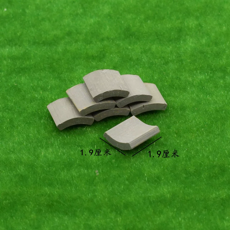 Модель 1:12, маленькие кирпичные строительные блоки, набор для сборки DIY, детский дом, красные кирпичи и обожжённая глина
