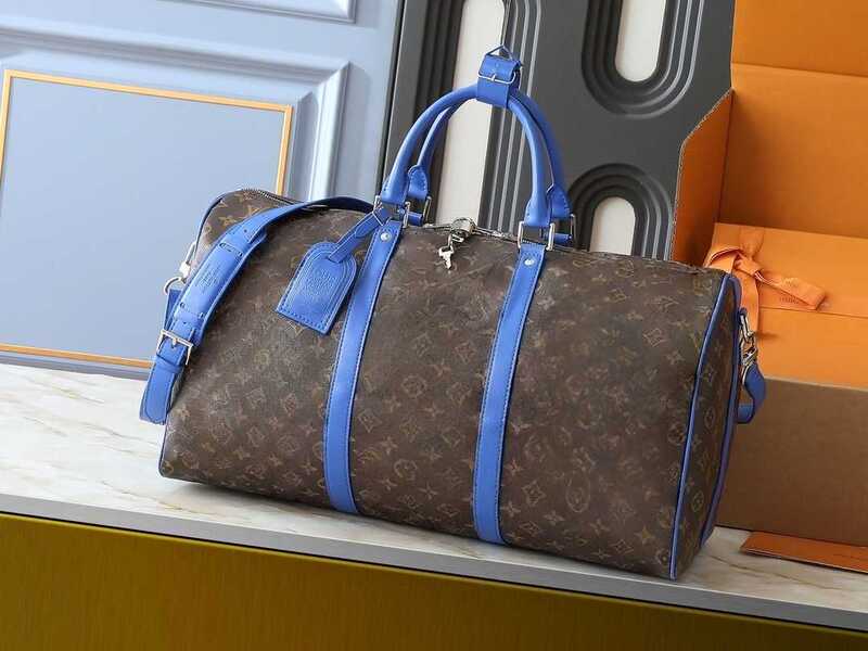 新款旅行包男女通用手提斜挎包大容量老花单肩包百搭旅游包袋外贸|undefined