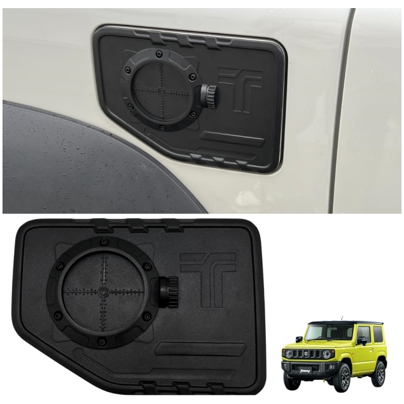 Suitable for 3-Door and 5-Door Suzuki Jimny Jc74 Jb74Xl Modified Black Warrior 3D Fuel Tank Cap Decoration