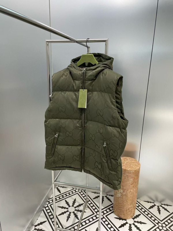 90白鸭绒双G尼龙连帽拉链男士羽绒马甲羽绒背心men feather vest|undefined