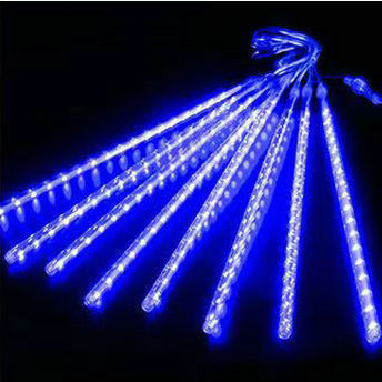 Lluvia de meteoritos solar al aire libre luces de cadena de árboles colgantes de la calle luces decorativas Año nuevo Navidad vacaciones luces ambientales luces de agua