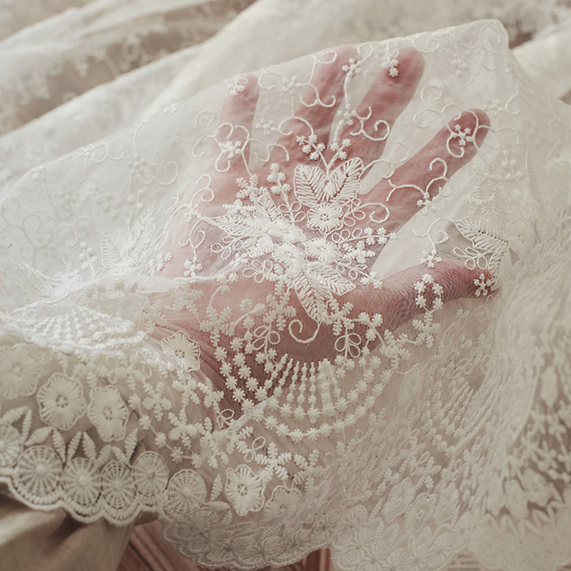 French Palace Style Lace Embroider Floral Mesh Lace Fabric Luxury Mesh Lace Fabric French Palace Style Lace Embroider Floral Mesh Lace Fabric Luxury Mesh Lace Fabric