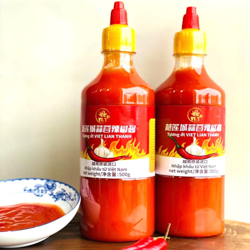 Bulk wholesale of Vietnam Yue Lien City garlic chili sauce 500g condiment dipping sauce whole box better discount