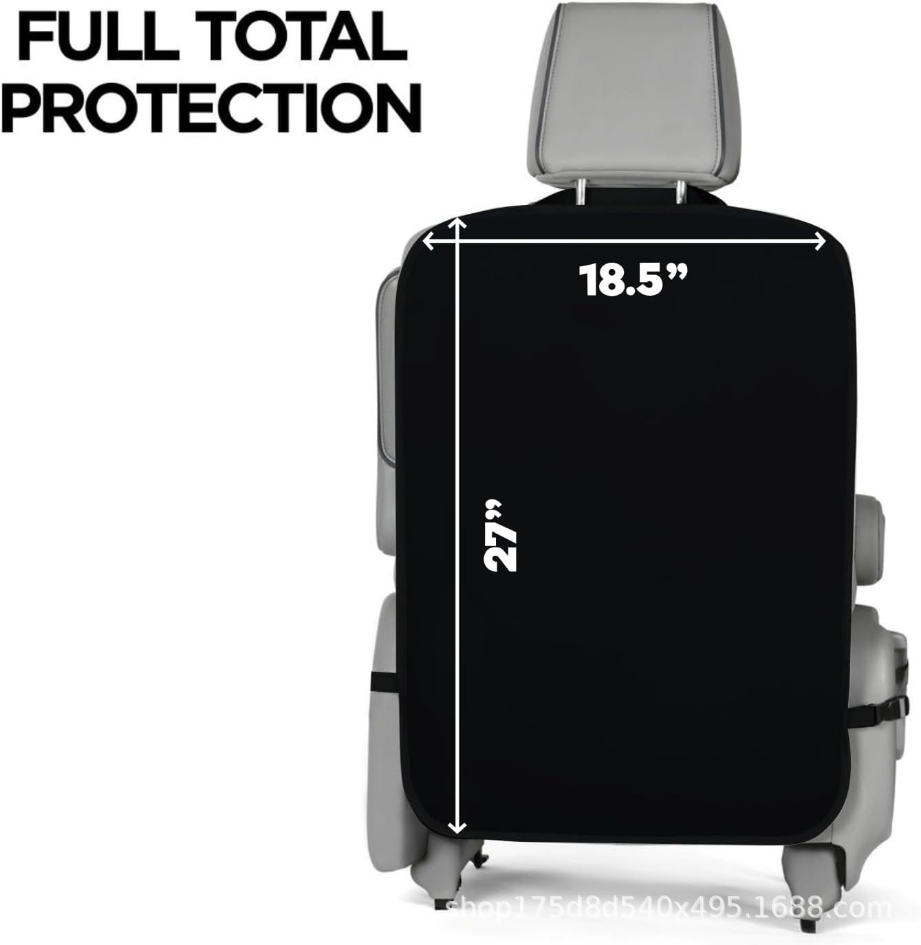 Cross-Border Car Backseat Hanging Bag Protective Cover Storage Bag Waterproof Kick Mat Seat Back Protector Rear Anti-Kick Pad