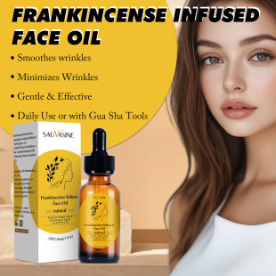 Facial Frankincense Resin Oil Brightens, Reduces Dullness and Evens Skin Tone. Facial Massage Oil Face Essential O