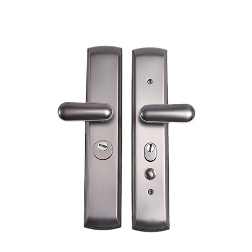 New multifunctional stainless steel anti-theft door handle thickened household panel door lock hardware handle lock wholesale