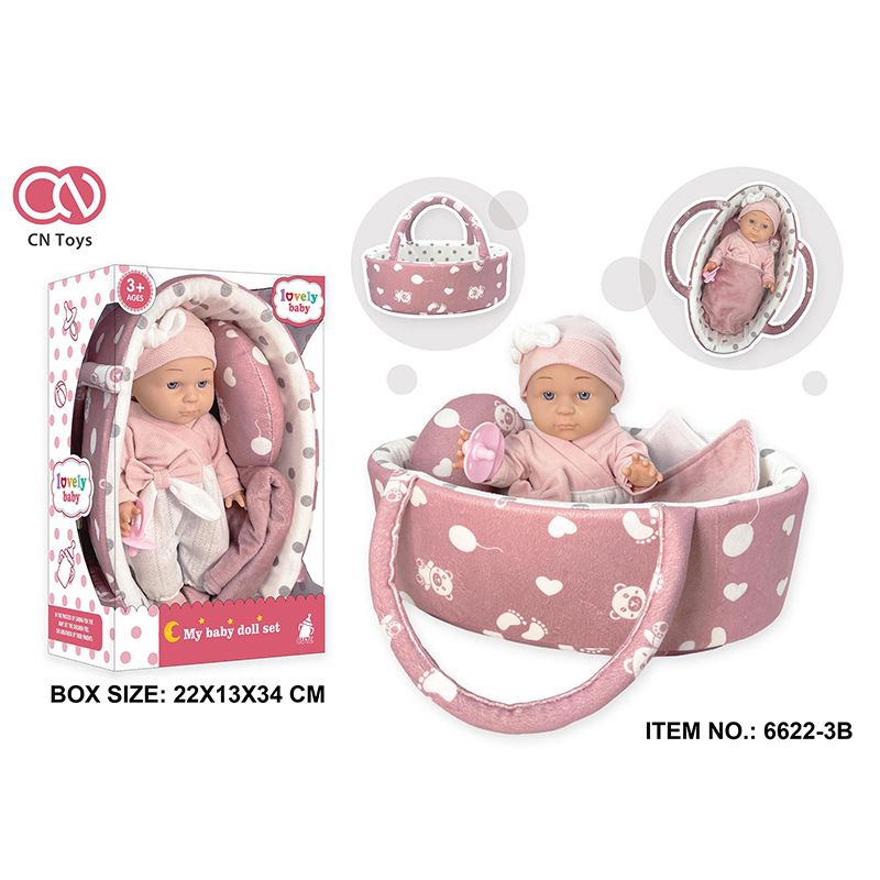 [인형 2 의류 3 액세서리 B] 바구니 베개 퀼트 젖꼭지 6622-3B