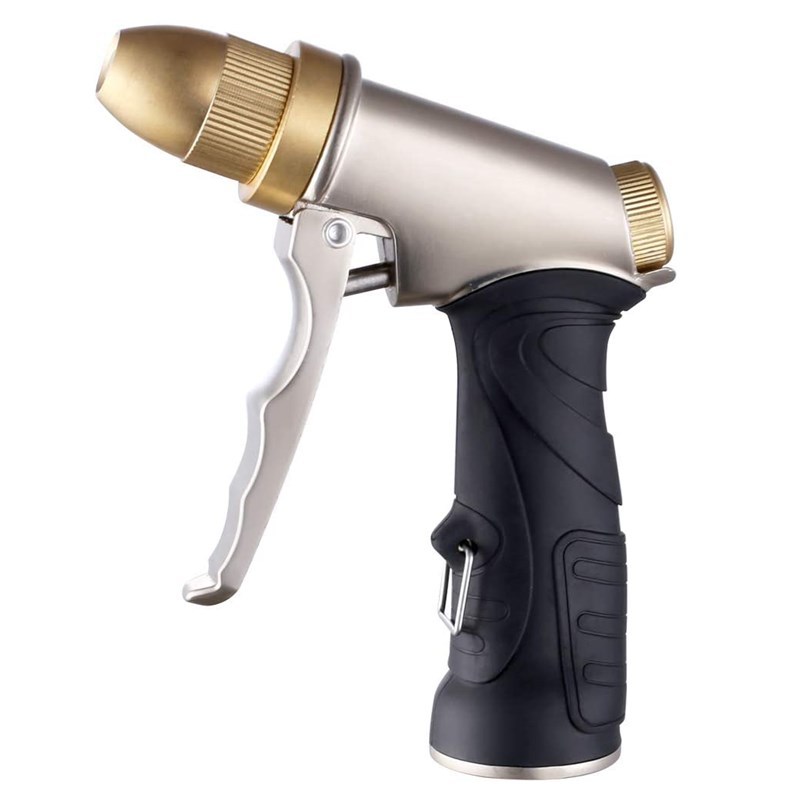 2022高压水枪 家用金属铜头洗车水枪 花园塑料包胶水枪喷枪