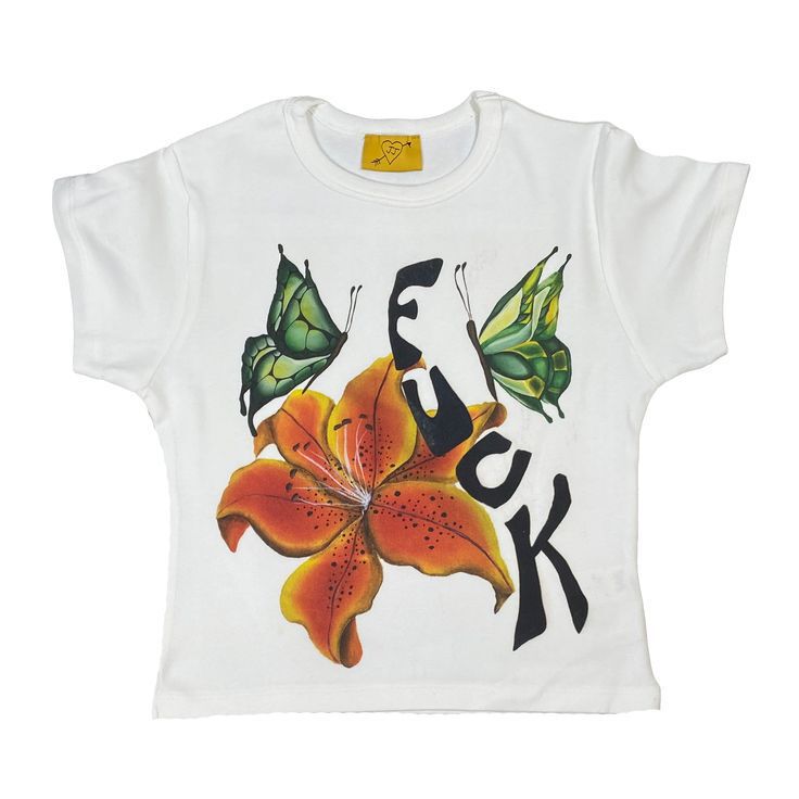 Jjx Animal Flower Print Slim Short-Sleeved Baby T-Shirt Women's Summer New Sexy Niche Design Short Top Jjx Animal Flower Print Slim Short-Sleeved Baby T-Shirt Women's Summer New Sexy Niche Design Short Top