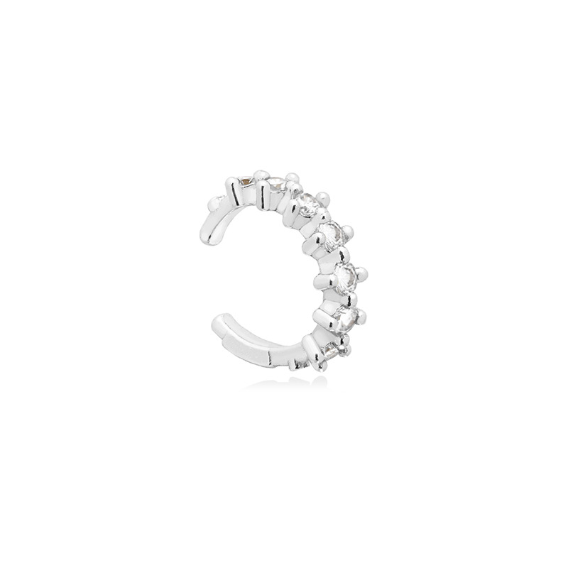 Women'S Gender Fashion Heart Copper Zircon Earrings