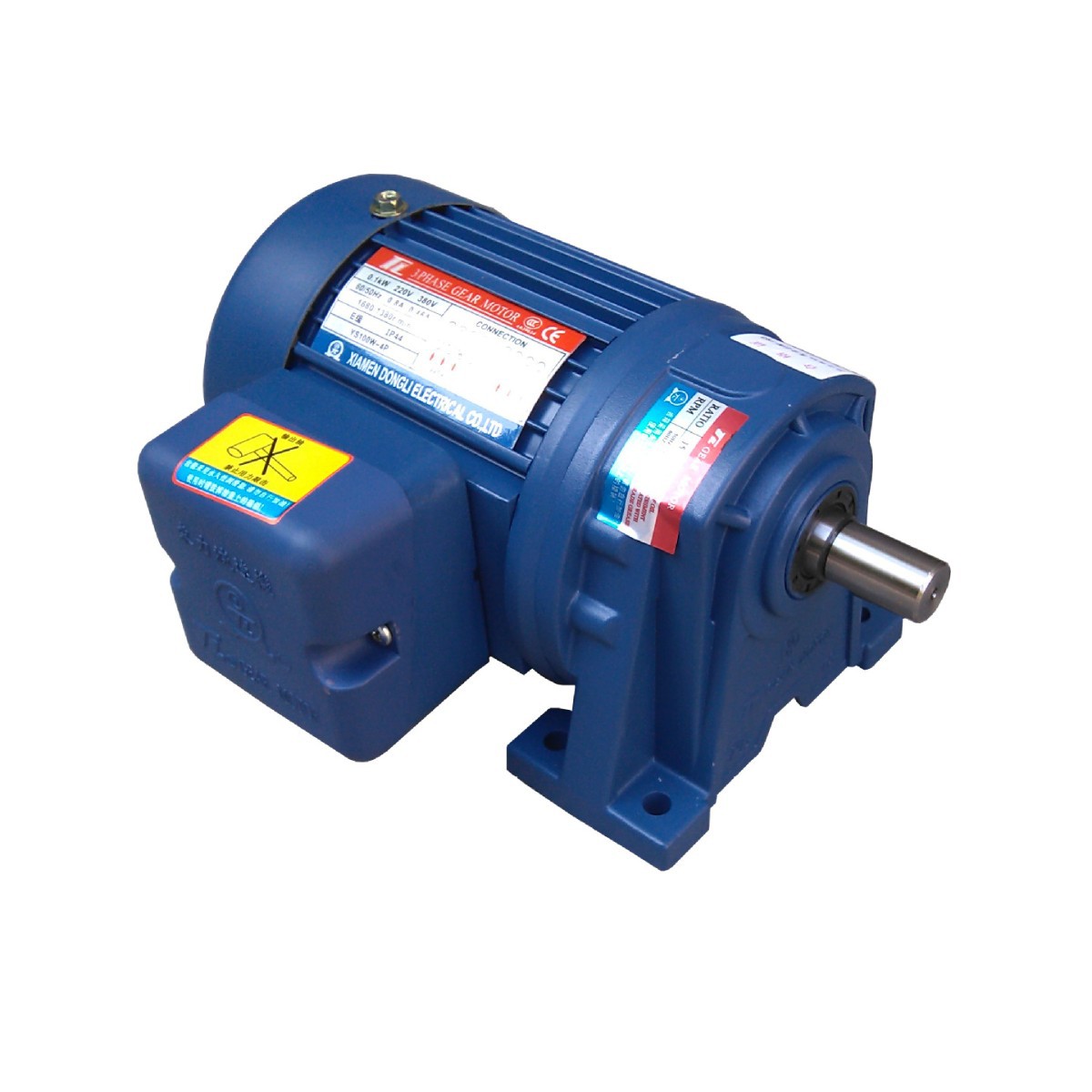 东力卧式减速马达 200W齿轮减速马达【现货供应】