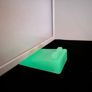 New fluorescent color stackable safety door card anti-skid door stopper creative door stopper