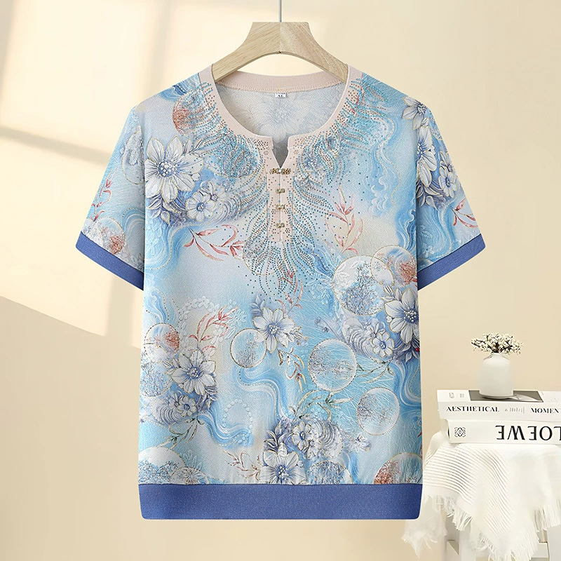 2025 Весенне-осенняя мода для мам, уменьшающий возраст вязаный свитер Весна и осень Новая осенняя одежда для женщин среднего и пожилого возраста Темперамент ретро Национальный стиль