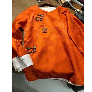 Autumn New 2024 New Chinese Style National Style Silk Jacquard Shirt High-grade Super Nice Button Top Women