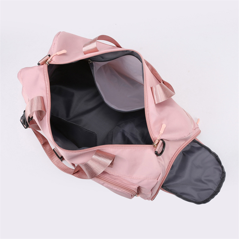 Travel bag Premium sense women's large-capacity sports bag Fitness bag Luggage bag Water-proof shoulder bag_voghion.com