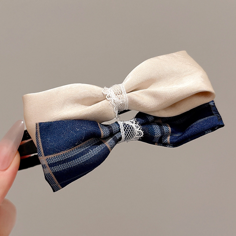 Gran arco clip de cabello de alta sensación clip de boca de pato nuevo clip de captura de cabeza de mujer temperamento clip de tiburón clip de cabello