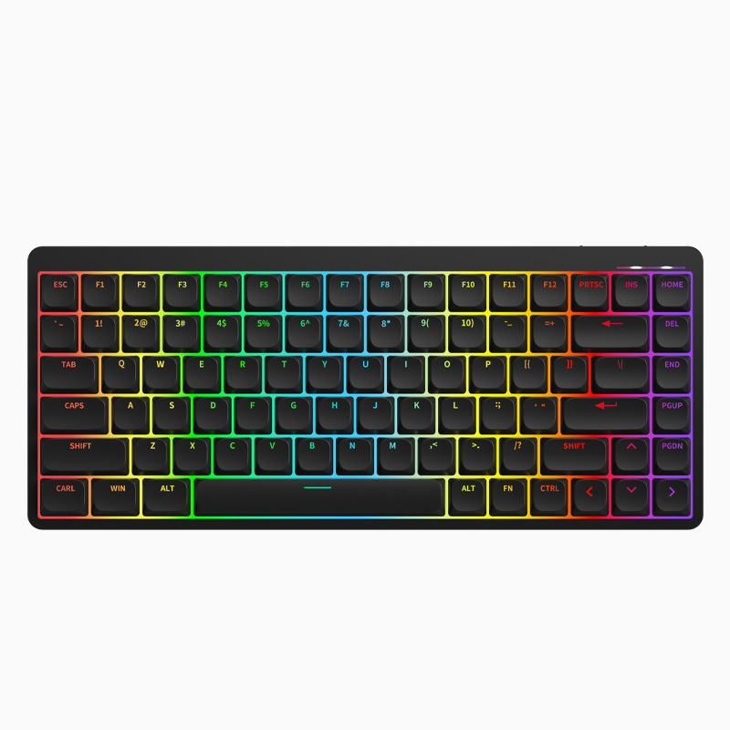 卸売 H75 3 モード低軸メカニカルキーボードワイヤレス有線オフィスポータブル超薄型高価値 Bluetooth キーボード|undefined