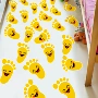 卧室外贸客厅小脚丫墙贴