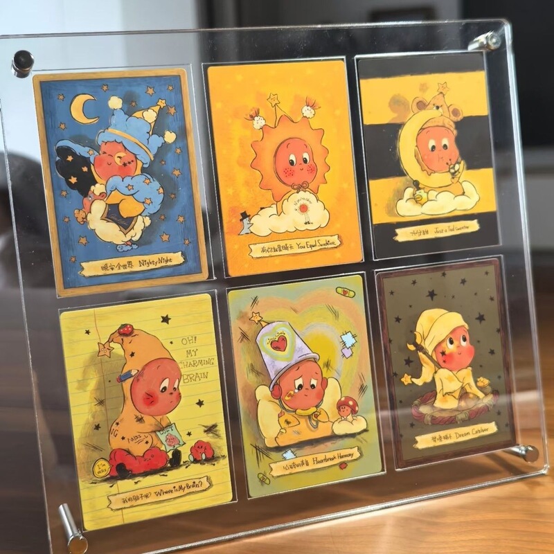 Star Display Card x9 Multi-Card Display 3inch Acrylic Photo Frame Valley Beauty cm Photo Frame Frame Storage for Polaroid