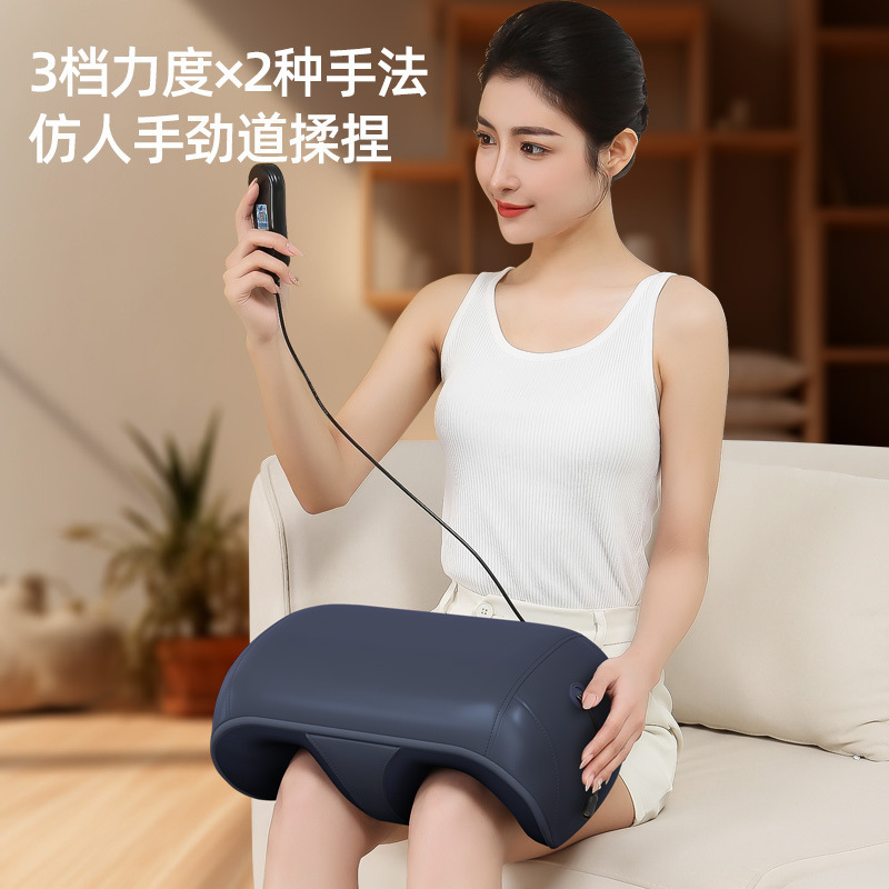 小腿按摩器全自动揉捏足疗机足部美腿神器家用热敷多功能按摩仪|undefined