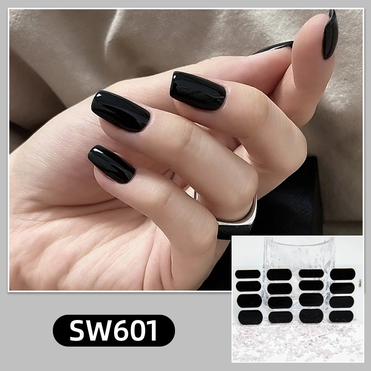 Simple Style Solid Color Cartoon Pvc Nail Patches 1 Set display picture 1