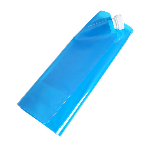 Outdoor portable folding water bag with water for cycling, tourism and camping plastic portable thickened large capacity water storage bag wholesale