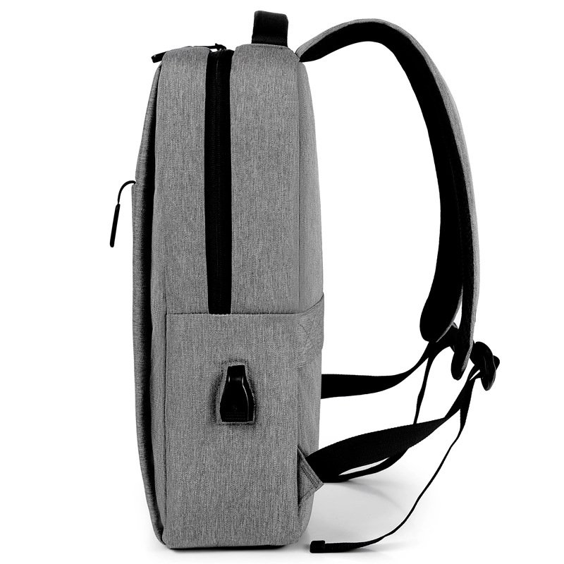 Mochila informal para computadora portátil, nueva mochila de viaje de negocios para hombre de gran capacidad con logotipo impreso