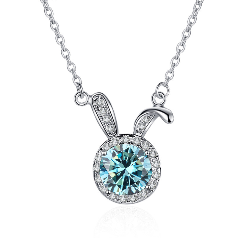 Transfronterizos para lindos collares de piedra de mosaico de color colgante de colgante de colgante de clavícula de moda