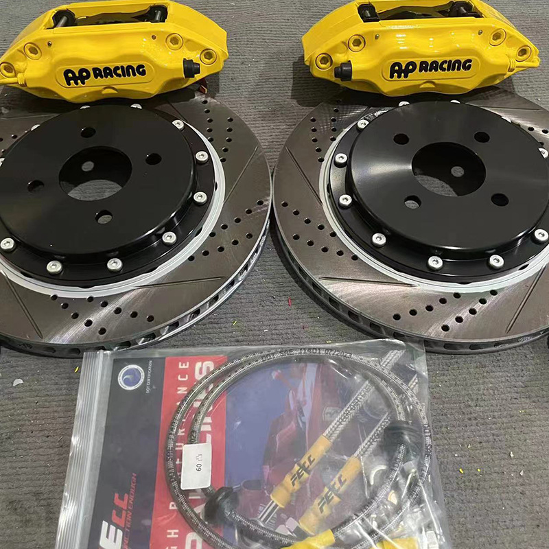10 Piston Kit, Buleibo Brake caliper cover - ap7600-four-piston-front-wheel-pair