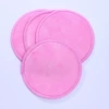Makeup remover pad one piece of rose red